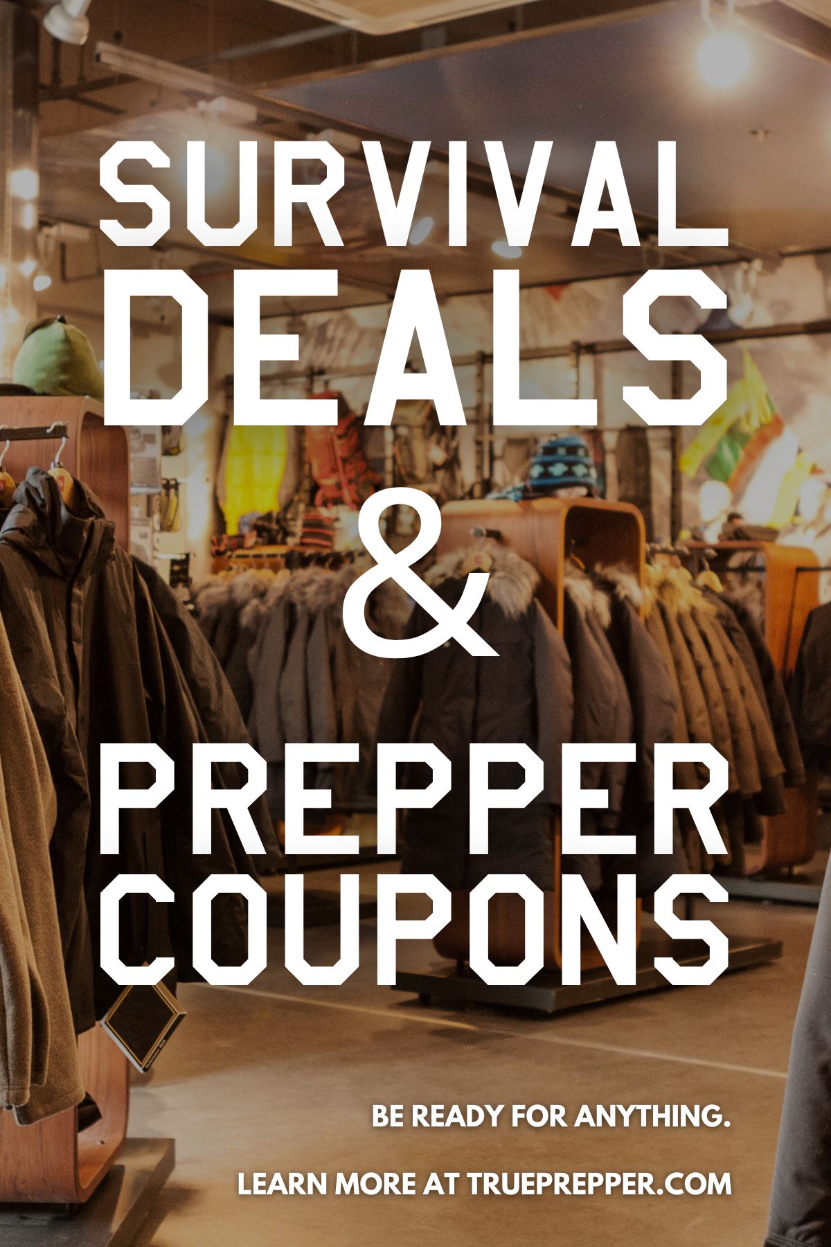 Survival Deals & Prepper Coupons