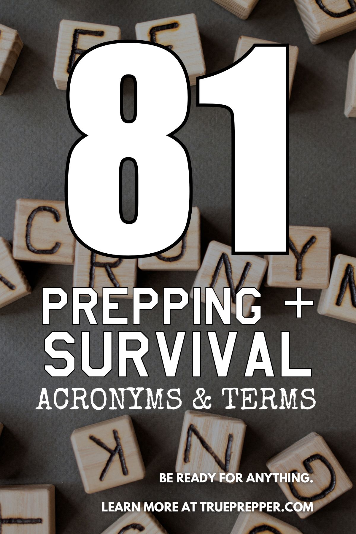 81 Prepping and Survival Acronyms and Terms