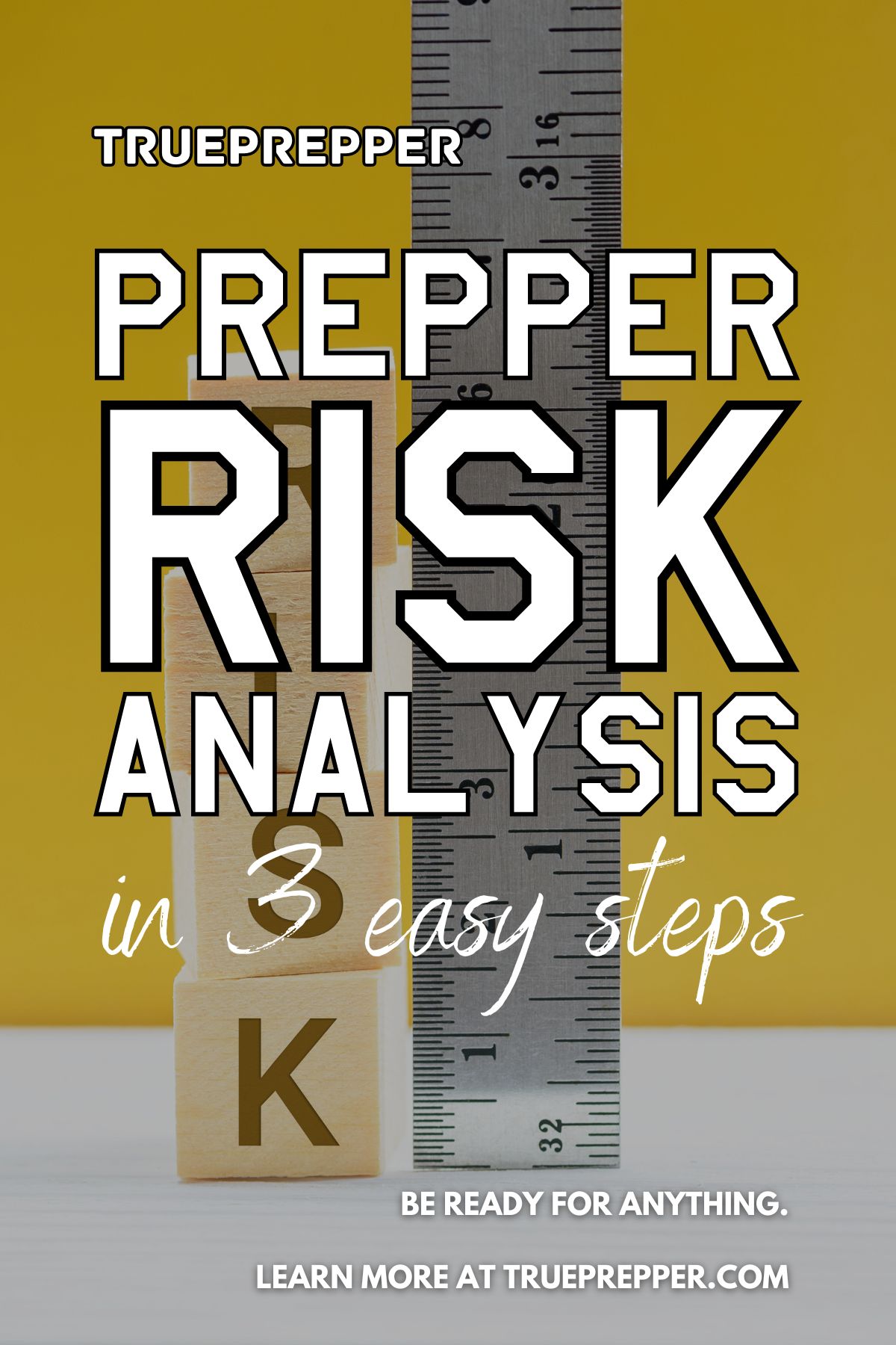 Prepper Risk Analysis in 3 Easy Steps
