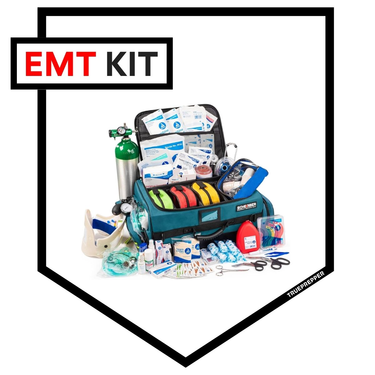 Scherber Fully Stocked First Responder EMT Kit