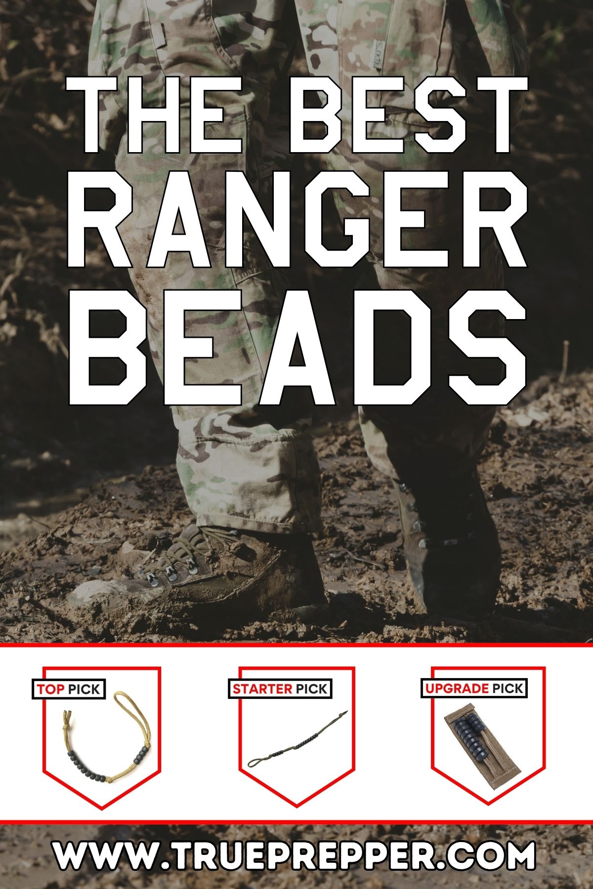 RedVex Ranger Pace Counter Beads - 10 inches - Choose Your Color