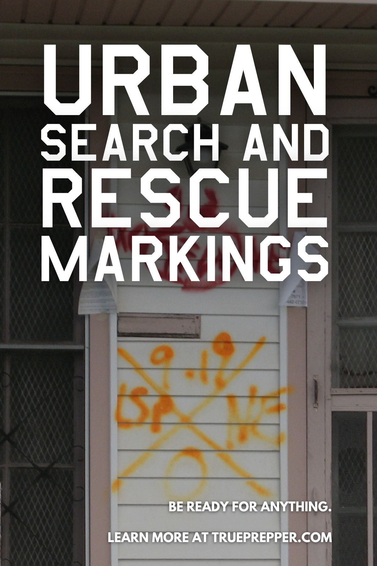 FEMA Urban Search and Rescue Markings Guide for Survival TruePrepper